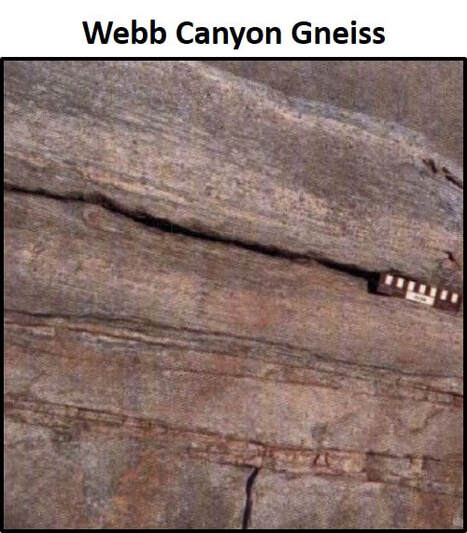 Picture of Archean Webb Canyon Gneiss, Teton Range, Wyoming