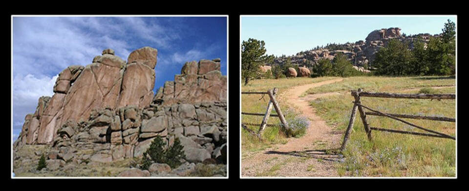 Pictures of Vedauwoo outcrops, Albany County, Wyoming