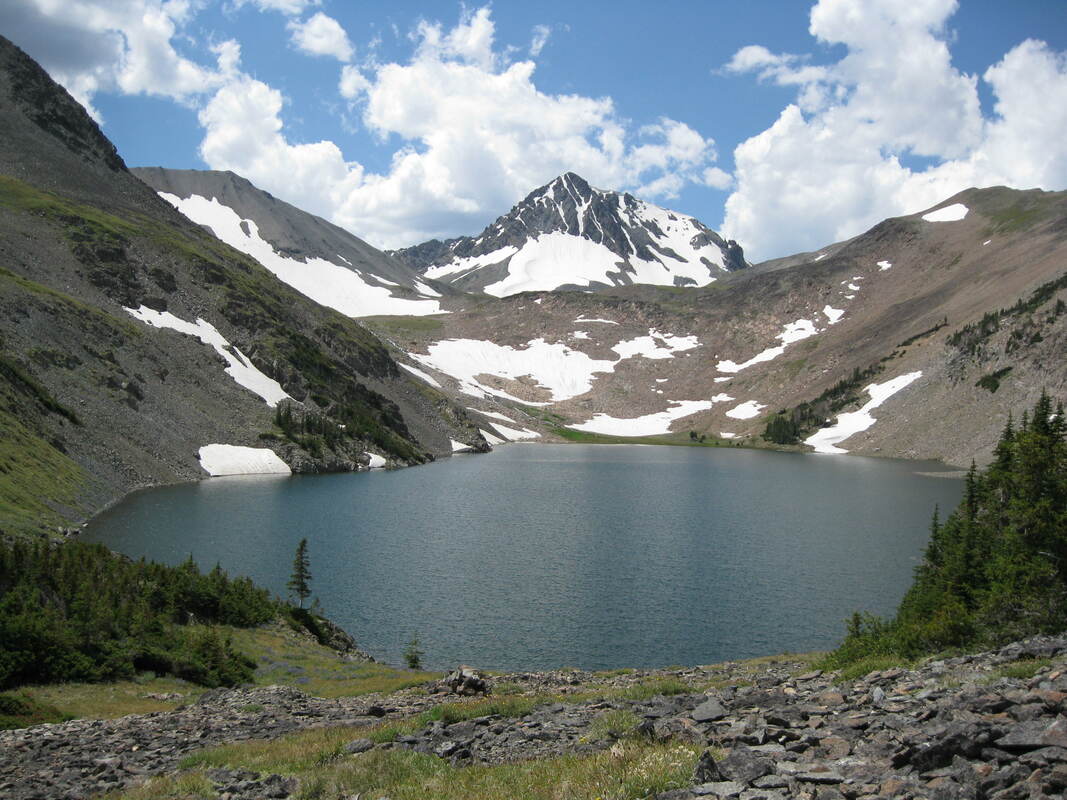 Picture of Copper Lake and Stinkingwater Peak, Park County, Wyoming