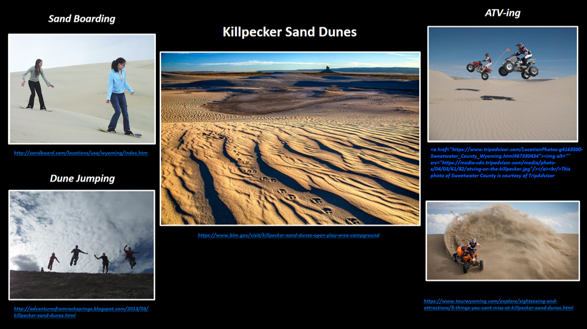 Pictures of Killpecker Dunes, Sweetwater County, Wyoming