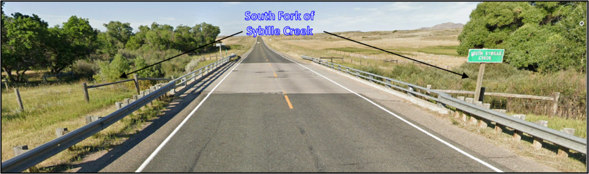 Picture of bridge over South Sybille Creek, Platte County, Wyoming