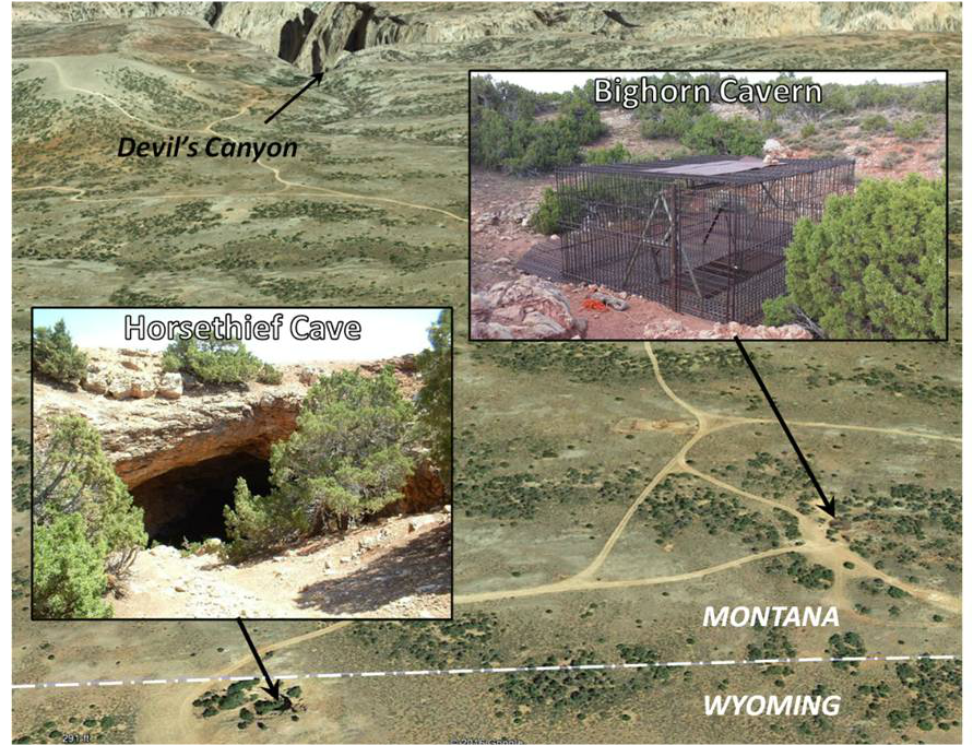 Pictures surface of Horsethief-Bighorn Cave System