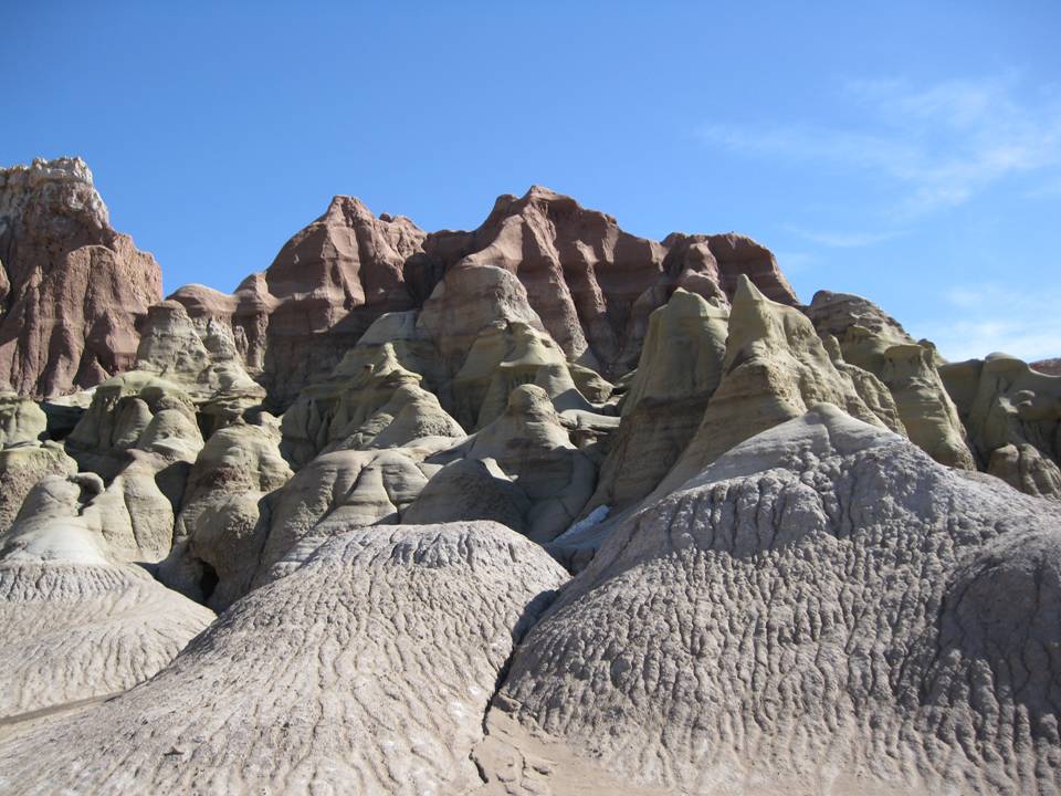 Picture badlands Devil's Kitchen, Big Horn County, Wyoming