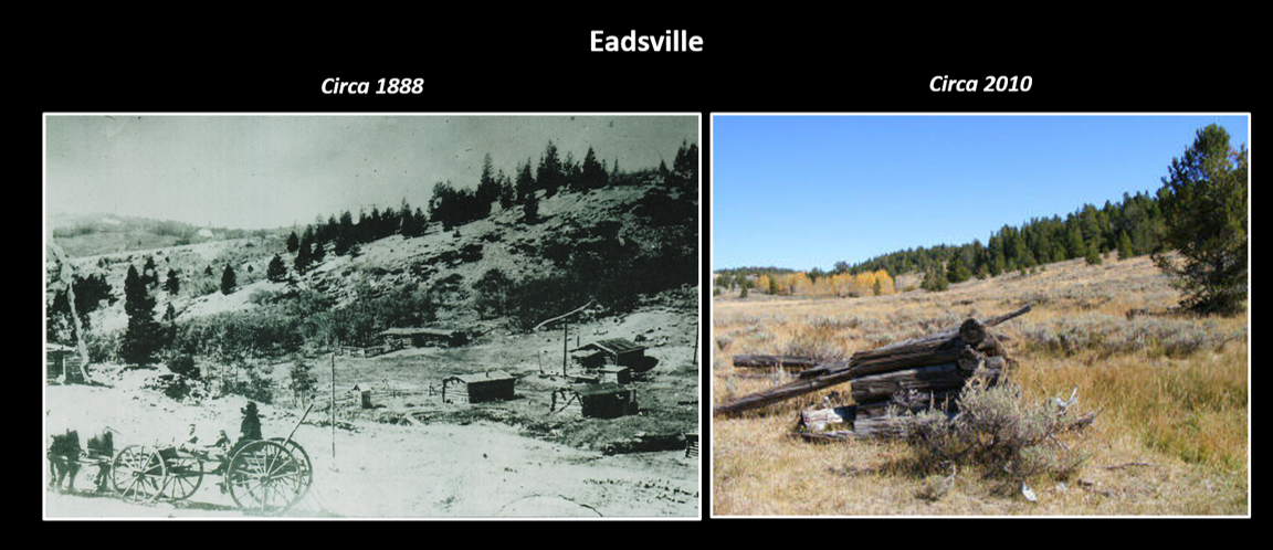 Pictures of Eadsville mining town on Casper Mountain, Wyoming