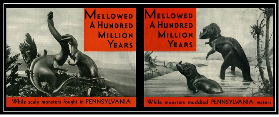 Sinclair Oil dinosaur advertisements, 1931 and 1932