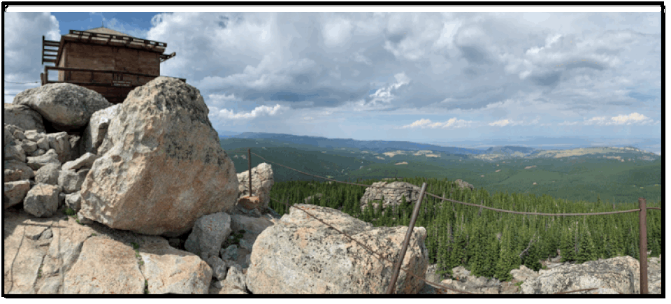 Picture of Black Mountain Lookout Tower, Sheridan County, Wyoming