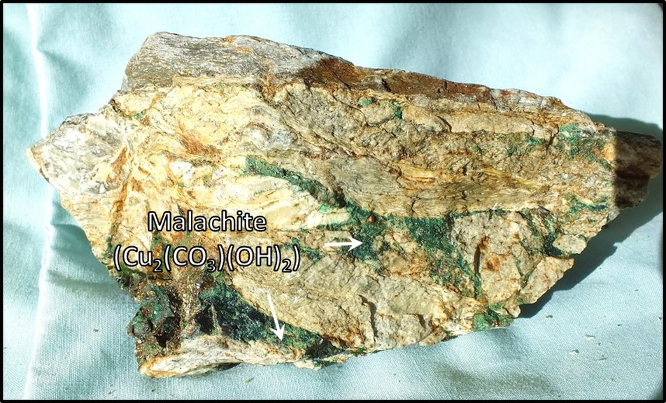 Picture of ore sample from Ferris-Haggerty Mine, Sierra Madre Mountains, Wyoming