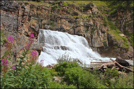 Picture of Granite Creek Falls, Teton County, Wyoming