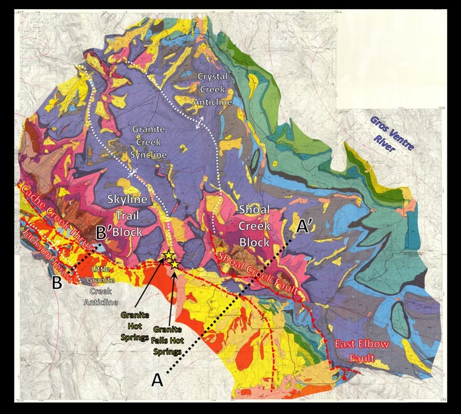 Geologic map of the Gros Ventre Range, Wyoming