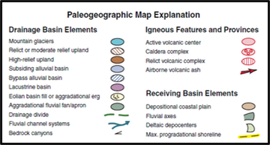 Index to paleogeography maps of US Oligocene and Late Oligocene-Early Miocene