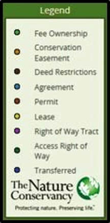 Index to Nature Conservancy Red Canyon Ranch Map, Lander, Wyoming