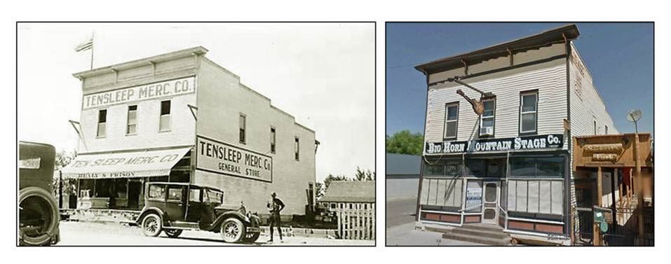 Picture of Tensleep Mercantile 1920 and 2012