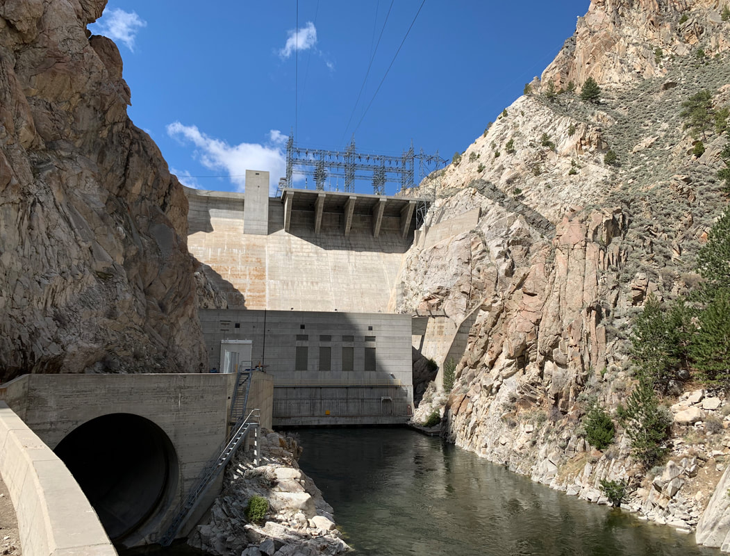 Picture of Kortes Dam, Seminoe Canyon and North Platte River, Carbon County, Wyoming