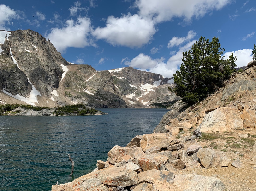 Picture of Glacier Lake, Beartooth Mountains, Carbon County, Montana