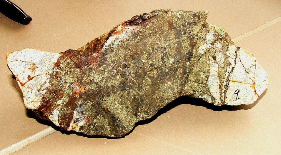 Picture gold and silver ore, vein sample, Kirwin, Park County, Wyoming