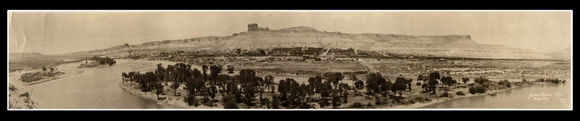Historic picture of Green River, Wyoming from 1919