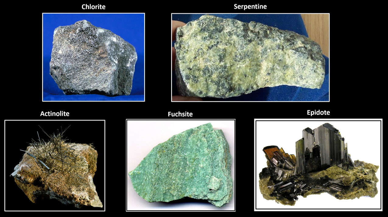 Pictures of Greenstone Belt minerals