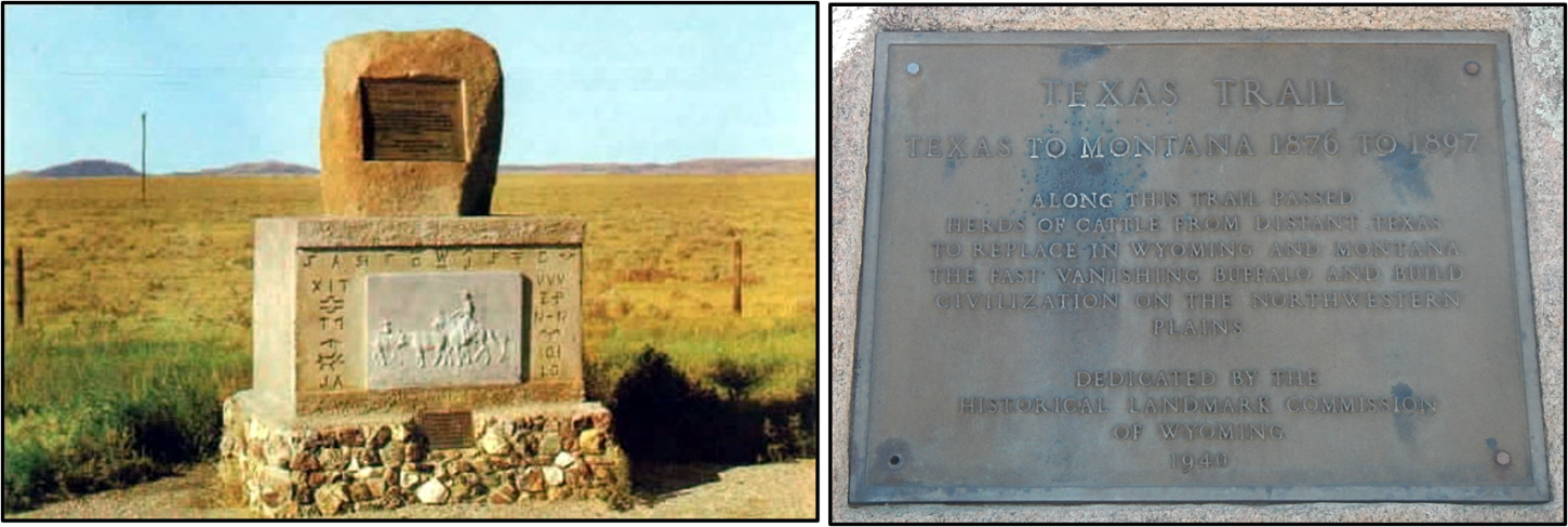 Picture of Great Western Trail Marker, near Lusk, Wyoming
