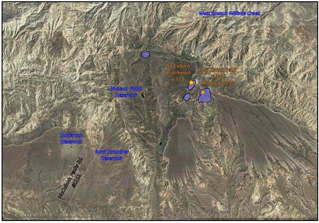 Geologic map of Heart Mountain Detachment blocks in McCullough Peaks area, Park County, Wyoming