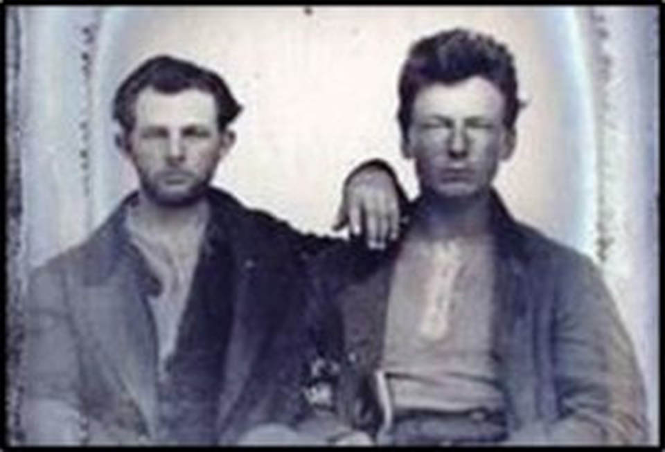 Picture of Wyoming diamond swindlers, Philip Arnold and John Slack