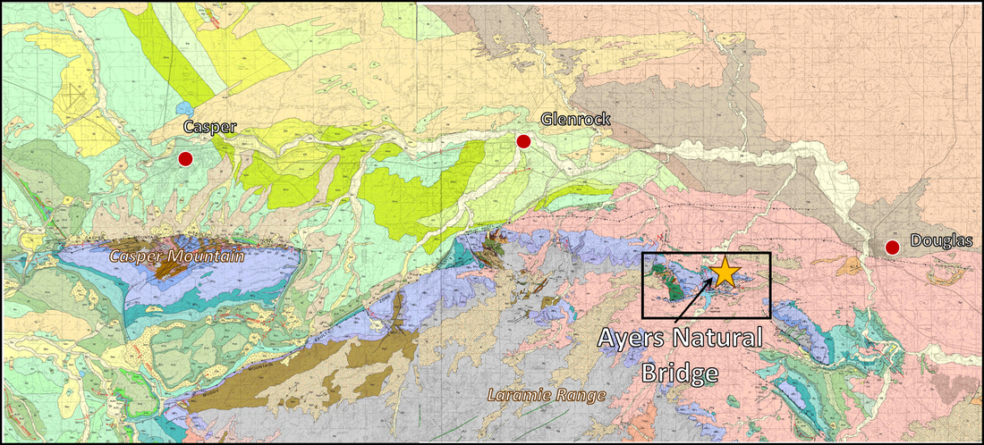 Geologic map of Casper to Douglas Area, Wyoming 