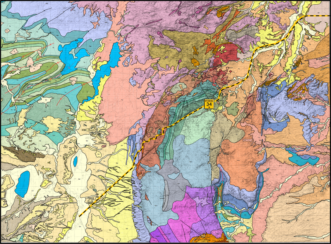 Rock River quadrangle geologic map, Albany County, Wyoming 
