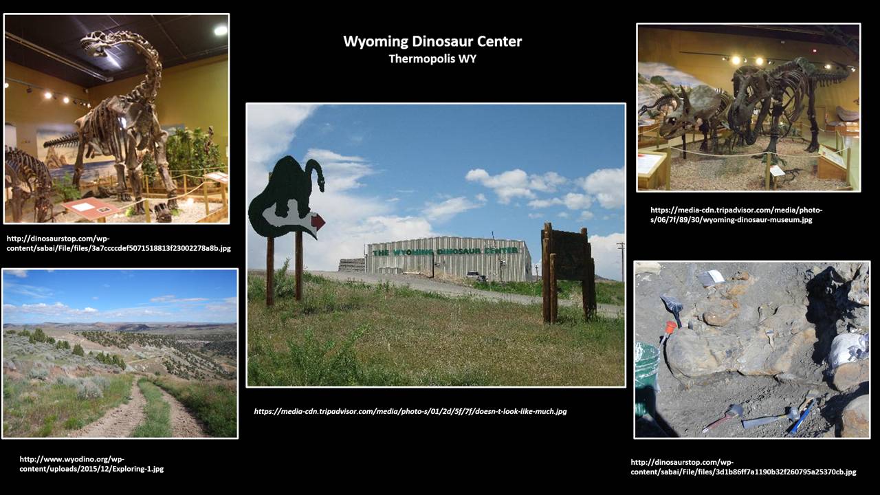 Pictures Wyoming Dinosaur Center, Thermopolis, Wyoming