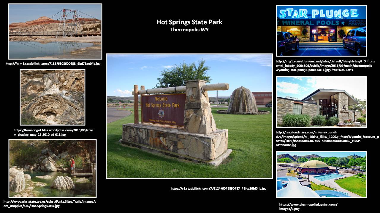 Pictures Hot Springs State Park, Thermopolis, Wyoming